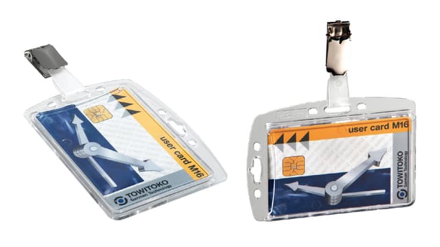 Veiligheidspashouder Durable 8005 dicht met clip 54x85mm 3
