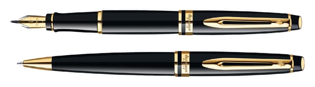 Balpen Waterman Expert black lacquer GT medium 2