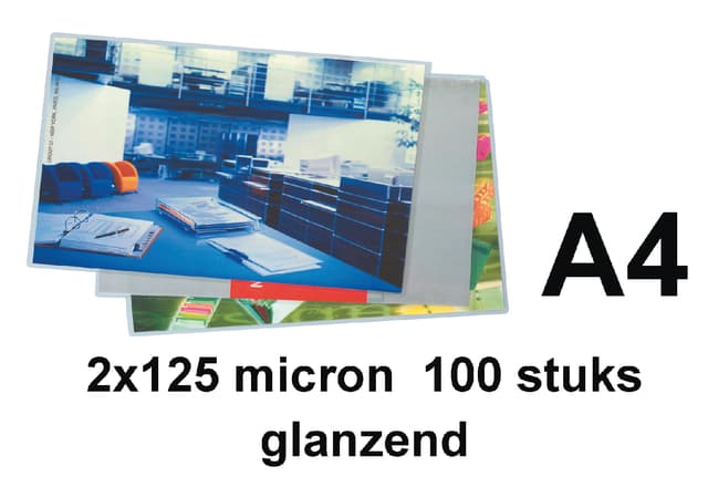 Lamineerhoes Quantore A4 2x125micron 100 stuks 2