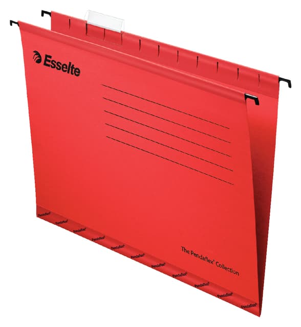Hangmap Esselte Classic folio V-bodem 382x240mm rood 2