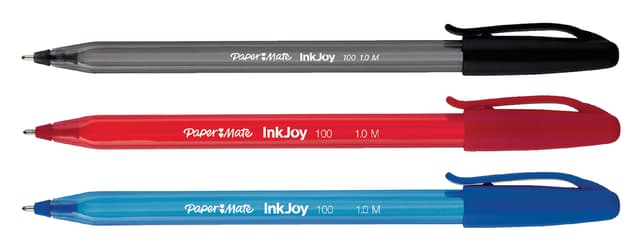 Balpen Paper Mate Inkjoy 100 medium rood 3