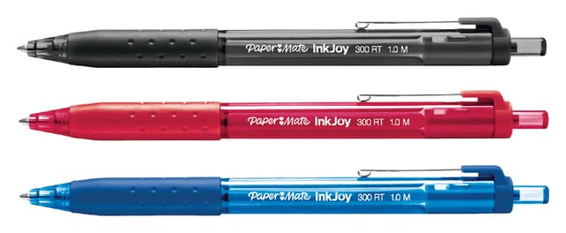 Balpen Paper Mate Inkjoy 300RT medium blauw 3