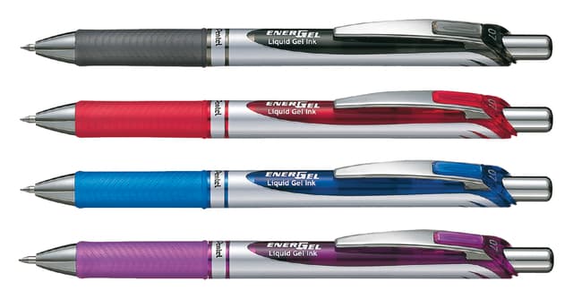 Gelschrijver Pentel BL77 Energel medium rood 4