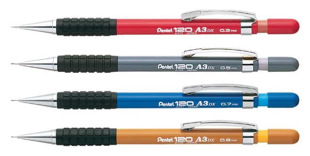 Vulpotlood Pentel A313 HB 0.3mm rood 2