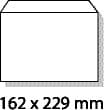 Envelop Quantore bank C5 162x229mm wit 500 stuks 2