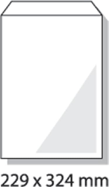 Envelop Hermes akte C4 229x324mm gegomd wit pak à 25 stuks 3