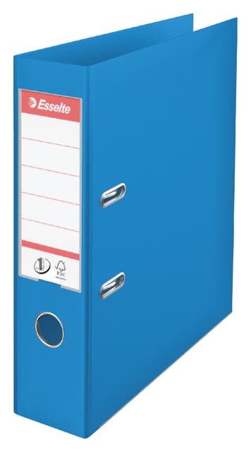 Ordner Esselte No.1 Power VIVIDA 75mm 30% gerecycled PP folie blauw