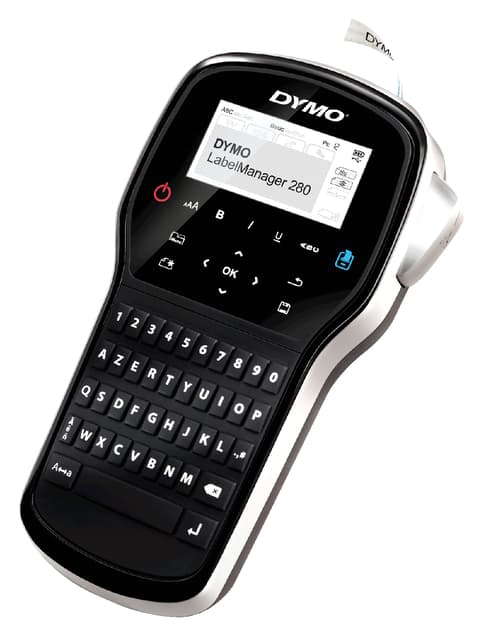 Labelprinter Dymo LabelManager 280 draagbaar qwerty 12mm zwart 10