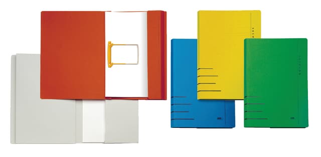 Combimap Secolor folio 1 klep recycled 250gr grijs 3