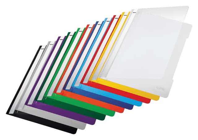 Snelhechter Leitz Standaard A4 gerecycled PP zwart 2
