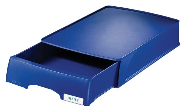 Brievenbak Leitz Plus met lade A4 maxi blauw
