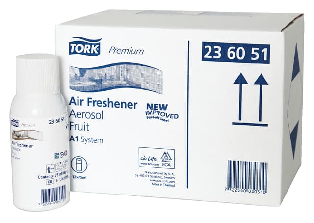 Luchtverfrisser Tork A1 Premium spray tropisch fruit 236051 3