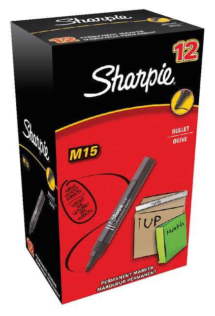 Viltstift Sharpie rond M15 1.8mm zwart 2
