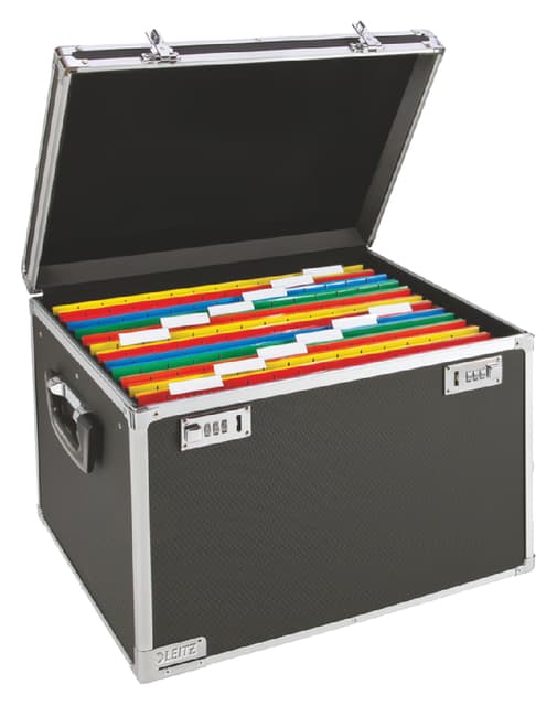 Hangmappenkoffer afsluitbaar Leitz 6714 zwart 4