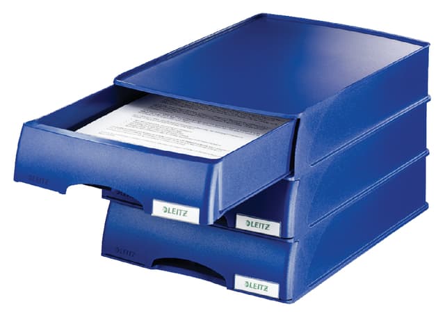Brievenbak Leitz Plus met lade A4 maxi blauw 2