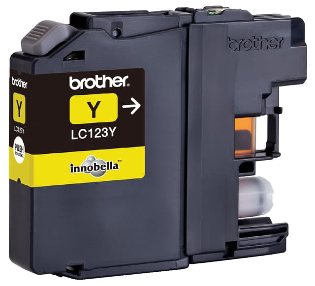 Inktcartridge Brother LC-123Y geel 2