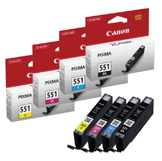 Inktcartridge Canon CLI-551 blauw 2