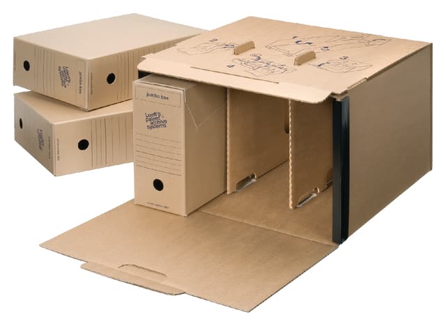 Gemeentearchiefdoos Loeff's Jumbo Box 3007 370x255x115mm 3