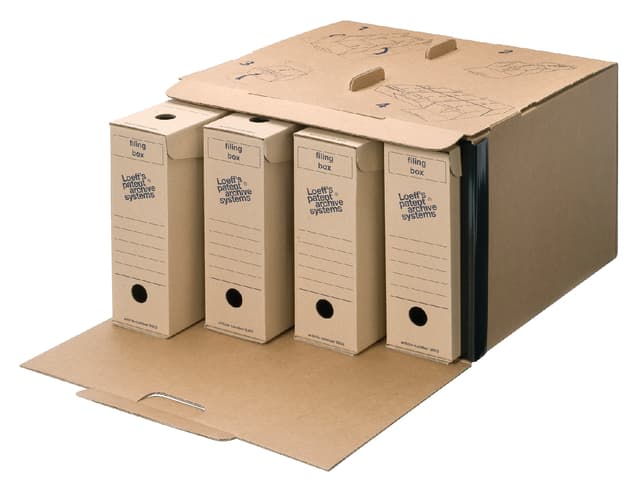 Archiefdoos Loeff Filing Box 3003 folio 345x250x80mm karton 4