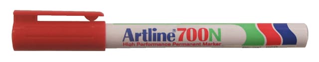Viltstift Artline 700 rond 0.7mm rood 2