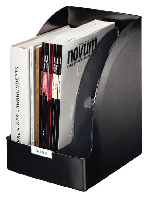 Tijdschriftcassette Leitz Plus jumbo zwart 3