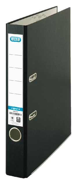 Ordner Elba Smart Original A4 50mm karton zwart gewolkt 2