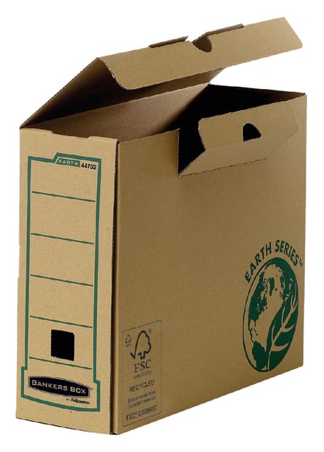 Archiefdoos Bankers Box Earth A4  transfer 100mm bruin 2