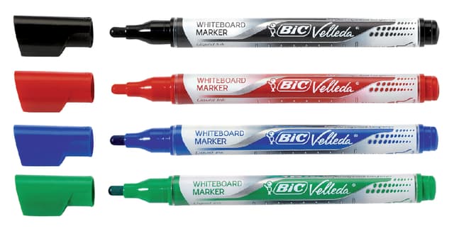 Whiteboardmarker Bic Velleda liquid rond medium groen 2