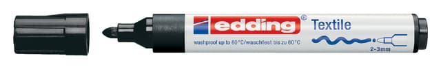 Textielmarker edding 4500 rond 2-3mm zwart