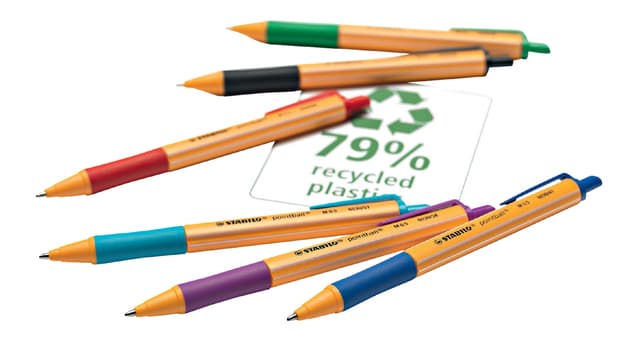 Balpen STABILO pointball 6030/40 medium rood 2