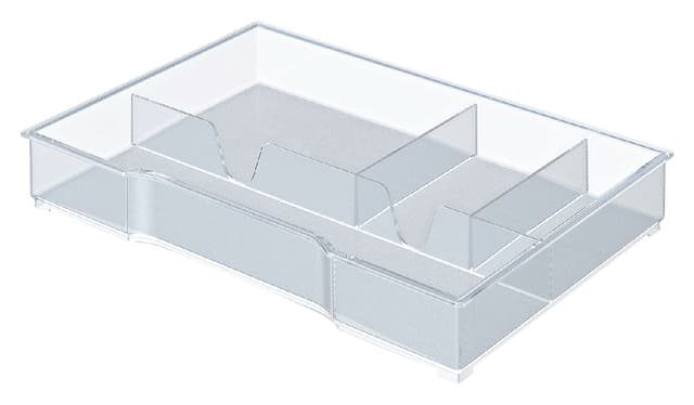 Inzetbak Leitz voor ladenbox transparant 2