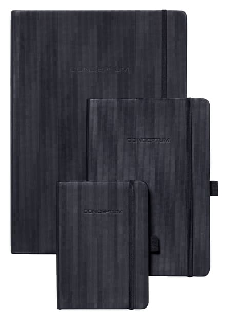 Notitieboek Sigel Conceptum Pure A4 lijn zwart 2