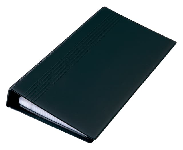 Visitekaartringband Sigel VZ300 200 kaarten 90x58mm kunststof zwart 2