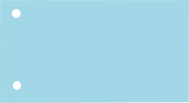 Scheidingsstrook Elba breed 225x120mm 190gr blauw 100 stuks