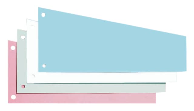 Scheidingsstrook Oxford trapezium 240x105/55mm 190gr blauw 100 stuks 2