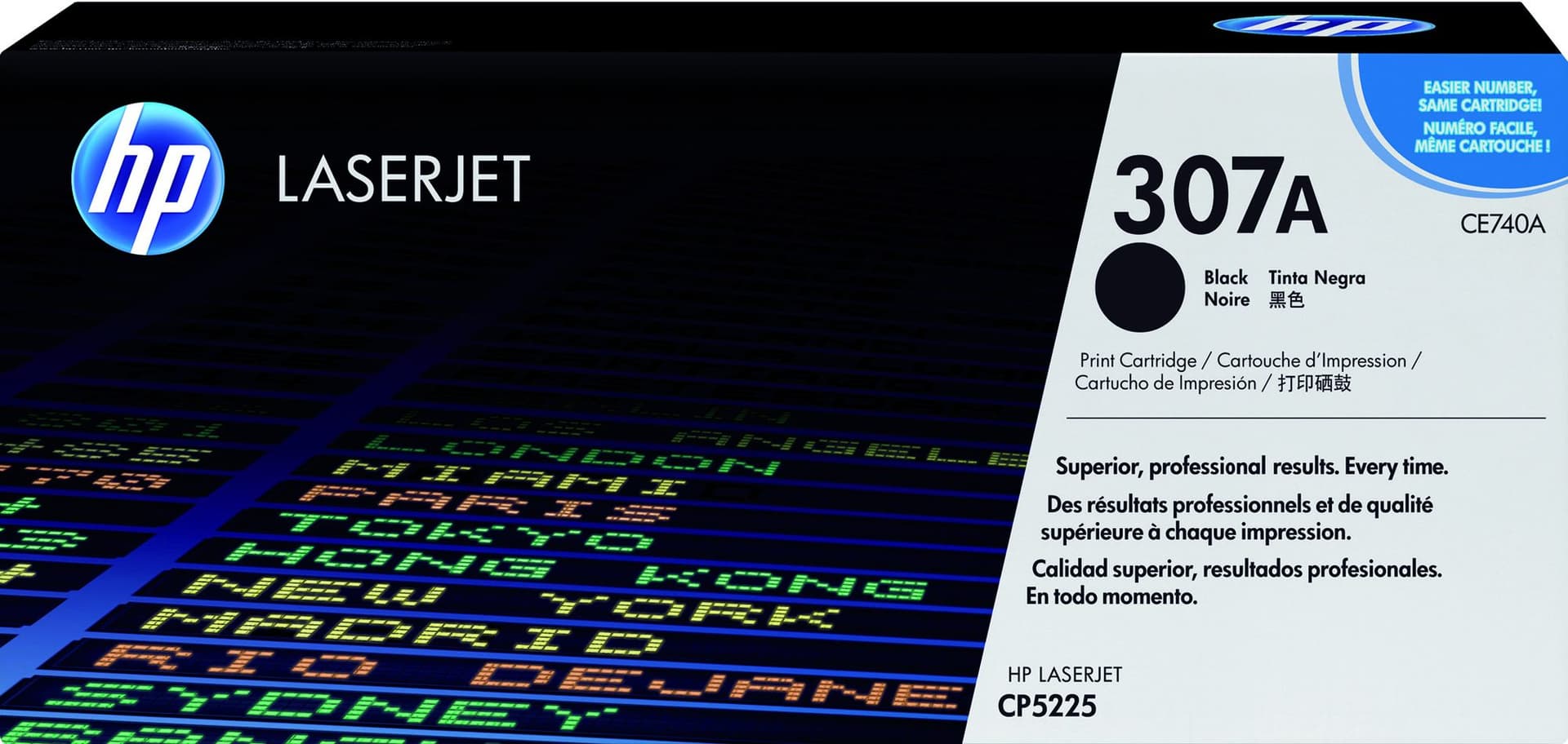 Tonercartridge HP CE740A 307A zwart