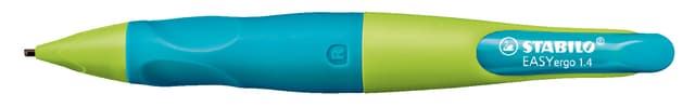 Vulpotlood STABILO Easyergo HB 1.4mm rechts limoen/aquamarine blister 2