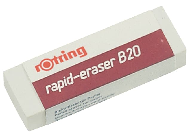 Gum rOtring Rapid B20 65x23x10mm potlood wit
