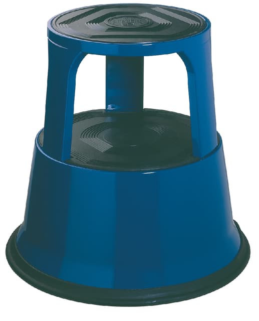 Opstapkruk Desq 420mm metaal blauw