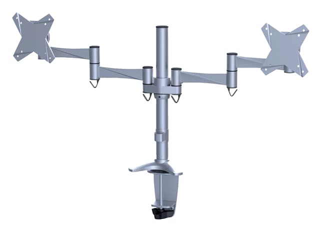 Monitorarm Neomounts D1330D 2x10-27" zilvergrijs 3