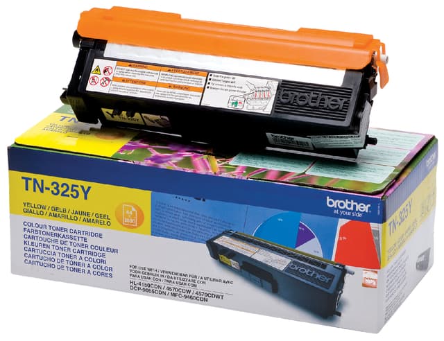 Toner Brother TN-325Y geel 2
