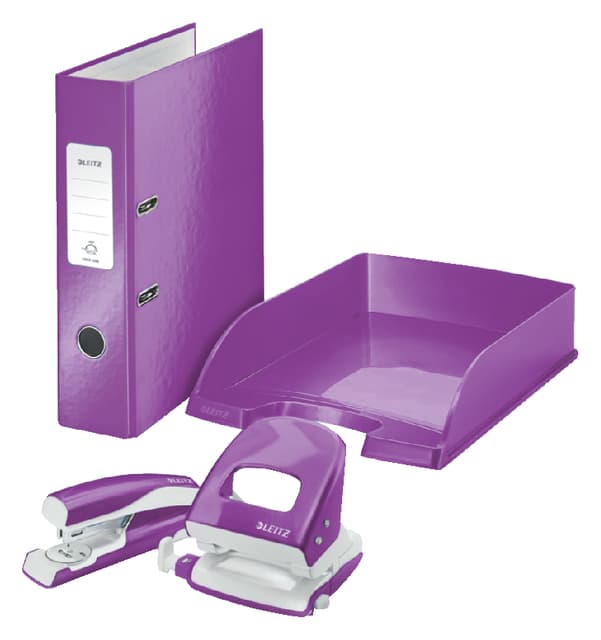 Brievenbak Leitz Wow A4 paars 2