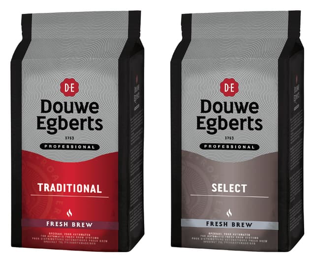 Koffie Douwe Egberts Fresh Brew voor automaten 1kg 2