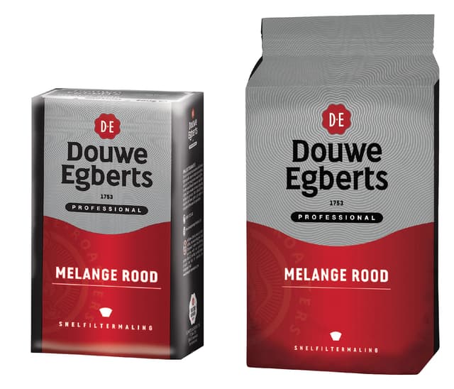 Koffie Douwe Egberts snelfiltermaling Melange Rood 500gr 4