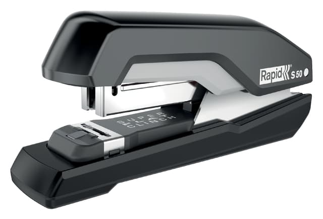 Bureaunietmachine Rapid Supreme fullstrip S50 50 vel zwart/grijs