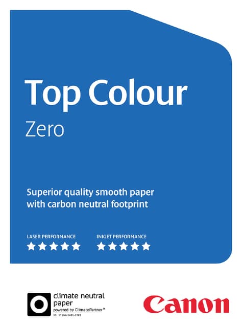 Laserpapier Canon Top Colour Zero A3 100gr wit 500 vel 2