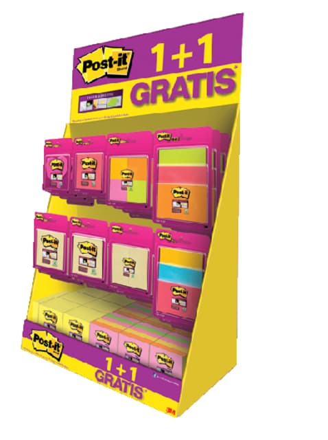 Memoblok Post-it 6920 Super Sticky 76x76mm geel 7