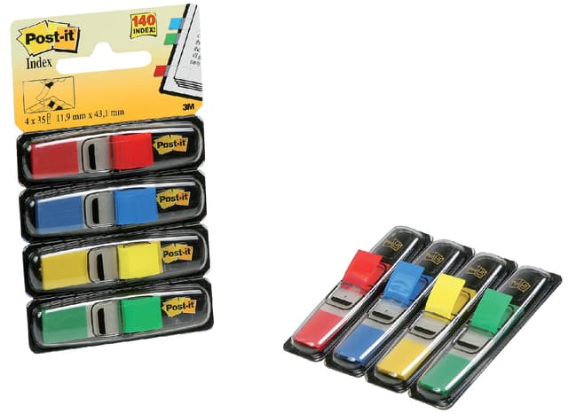 Indextabs Post-it 6834 11,9x43,1mm assorti 140 tabs 2