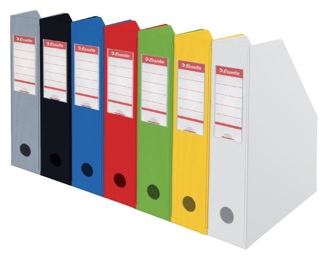 Tijdschriftencassette Esselte VIVIDA opvouwbaar A4 zwart 3