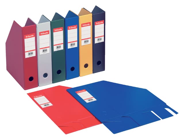 Tijdschriftencassette Esselte VIVIDA opvouwbaar A4 zwart 2